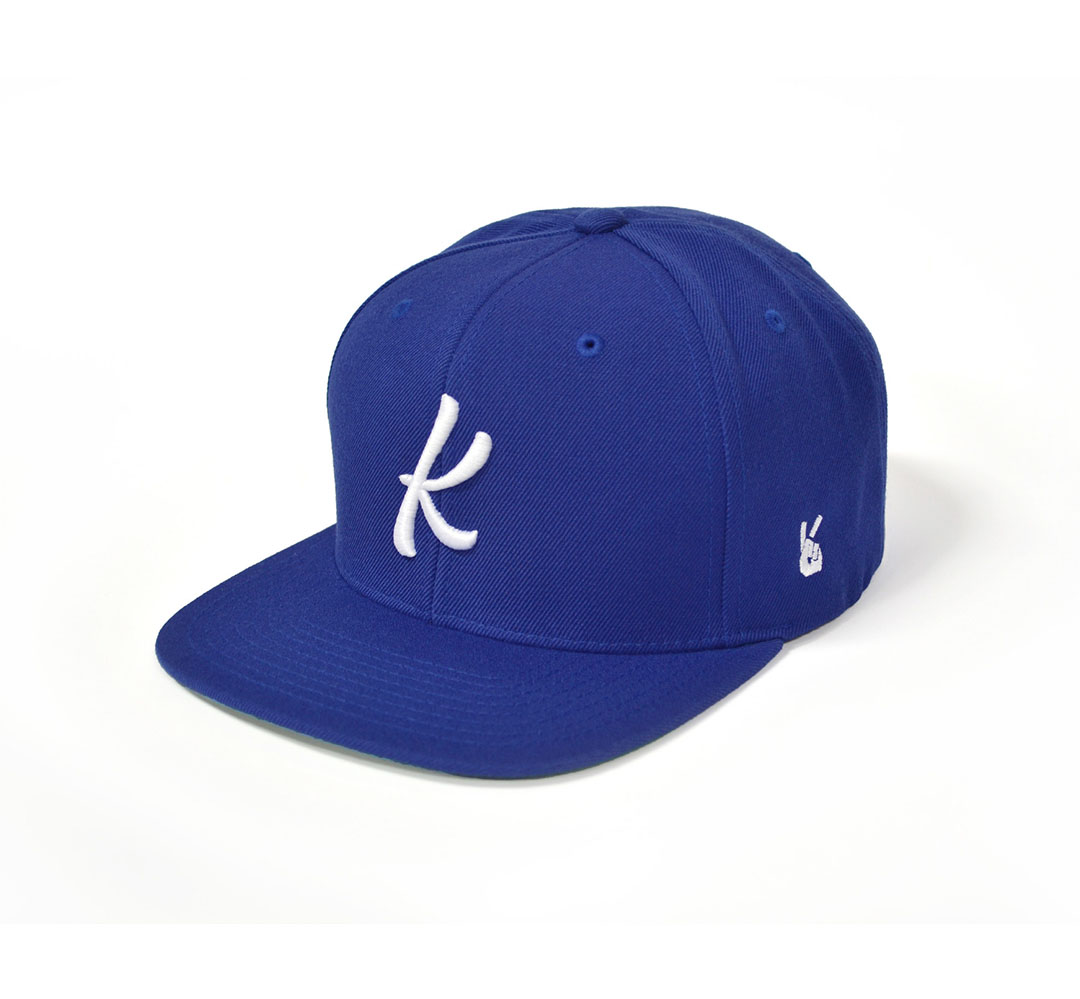 krysp-headwear-timeless-k-snapback-royal-blue-front